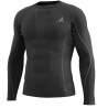 Funkční triko s dlouhým rukávem K-MERINO, unisex TECSO (černá)