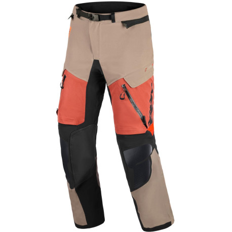 Kalhoty HALO PRO DRYSTAR XF, ALPINESTARS (světle hnědá/tmavě oranžová/černá) 2026