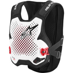 Airbagová vesta TECH-AIR®MX PLASMA system, ALPINESTARS (bílá/černá/červená) 2026