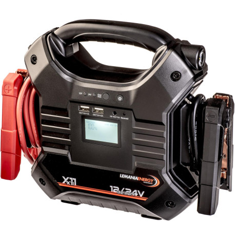 Startovací lithium booster X11 12/24V LEMANIA ENERGY