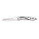 LEATHERMAN SKELETOOL KBx SILVER - zavírací nůž s otvírákem lahví, kombinovaná čepel