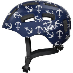 Cyklo přilba se světlem YOUN-I 2.0 blue anchor, ABUS, dětská (modrá)