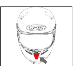 HJC ventilace TR-1 Ústní metal black
