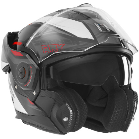 Přilba SPINNER, NOX PREMIUM (černá,bílá,červená) 2026