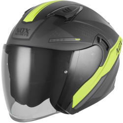 Přilba N130 EKTO, NOX (černá matná, žlutá fluo) 2026