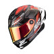 Moto přilba SCORPION EXO-RACE AIR KOBRA FIM2 černo/červená