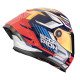 Moto přilba SCORPION EXO-RACE AIR KOBRA FIM2 modro/žluto/červená