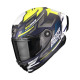 Moto přilba SCORPION EXO-RACE AIR KOBRA FIM2 matná modro/fluo žlutá