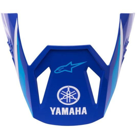Kšilt pro přilby S-M3 YAMAHA kolekce, ALPINESTARS, dětská (modrá/bílá)