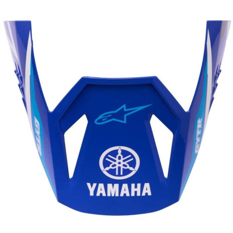 Kšilt pro přilby S-M3 YAMAHA kolekce, ALPINESTARS (modrá/bílá)