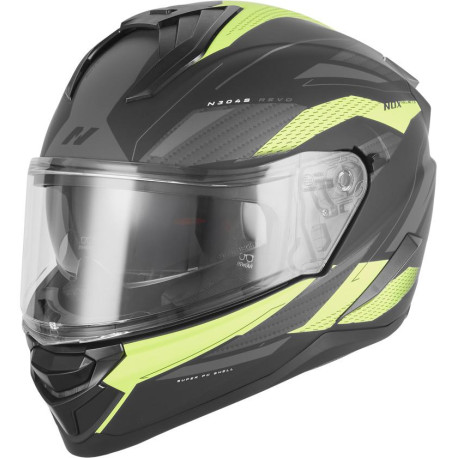 Přilba N304-S REVO, NOX (černá matná, žlutá fluo) 2026