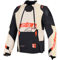 Bunda HALO PRO DRYSTAR XF, ALPINESTARS (krémová/černá/červená) 2026