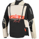 Bunda HALO PRO DRYSTAR XF, ALPINESTARS (krémová/černá/červená) 2026
