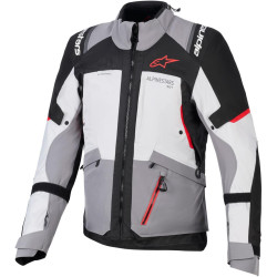 Bunda ANDES V4 DRYSTAR, ALPINESTARS (tmavě šedá/světle šedá/černá/červená) 2026