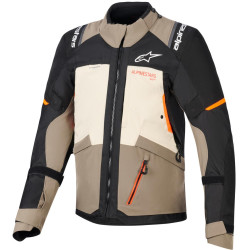 Bunda ANDES V4 DRYSTAR, ALPINESTARS (krémová/světle hnědá/černá/oranžová fluo) 2026