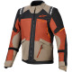 Bunda ANDES V4 DRYSTAR, ALPINESTARS (světle hnědá/tmavě oranžová/černá) 2026