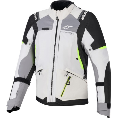 Bunda STELLA ANDES V4 DRYSTAR, ALPINESTARS, dámská (tmavě šedá/světle šedá/černá/žlutá fluo) 2026