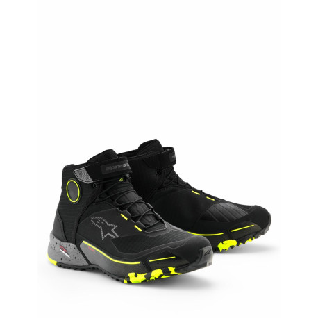 Boty CR-X DRYSTAR, ALPINESTARS (černá/tmavě šedá/žlutá fluo) 2026