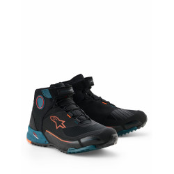 Boty CR-X DRYSTAR, ALPINESTARS (černá/modrá/oranžová fluo) 2026