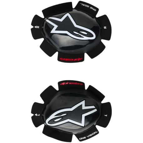 Slidery GP TECH, ALPINESTARS (černé/bílé) 2026