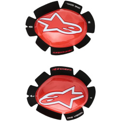 Slidery GP TECH, ALPINESTARS (červené/bílé) 2026