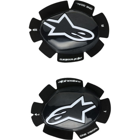 Slidery GP PLUS, ALPINESTARS (černé/bílé) 2026