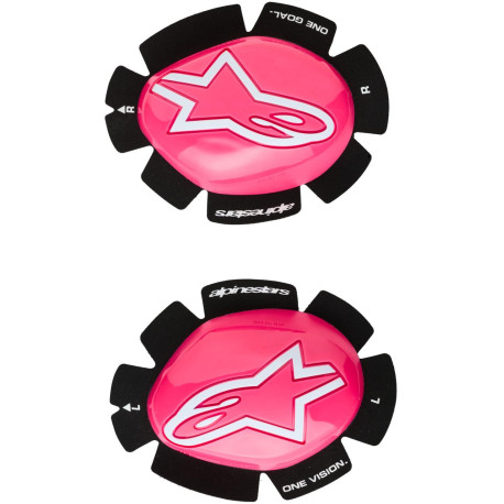 Slidery GP PLUS, ALPINESTARS (růžové fluo/bílé) 2026