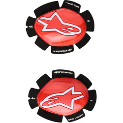 Slidery GP PLUS, ALPINESTARS (červené/bílé) 2026