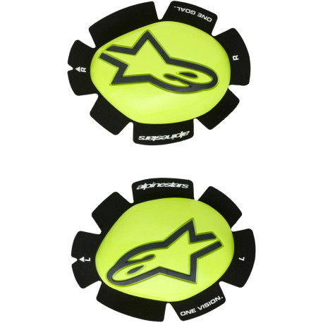 Slidery GP PLUS, ALPINESTARS (žluté fluo/černé) 2026