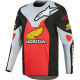 Dres RACER VEIL HONDA kolekce, ALPINESTARS (černá/šedá/červená/žlutá) 2026