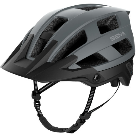 Cyklo přilba s headsetem M1 EVO, SENA (matná šedá)