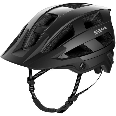 Cyklo přilba s headsetem M1, SENA (matná černá)
