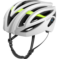 Cyklo přilba s headsetem R2 EVO, SENA (matná bílá)