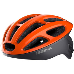 Cyklo přilba s headsetem R1, SENA (oranžová)
