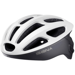 Cyklo přilba s headsetem R1, SENA (matná bílá)