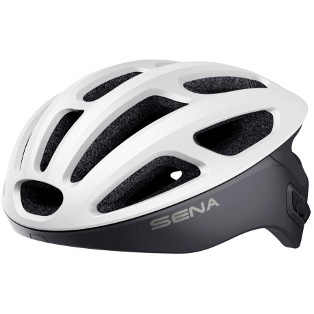 Cyklo přilba s headsetem R1, SENA (matná bílá)
