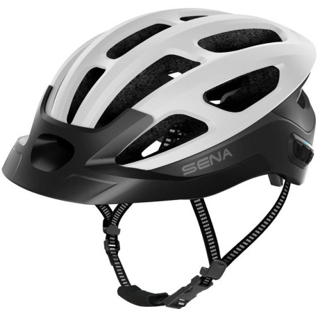 Cyklo přilba s headsetem R1 EVO, SENA (matná bílá)