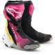 Boty SUPERTECH R, ALPINESTARS (černá/bílá/růžová/žlutá) 2026