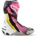 Boty SUPERTECH R, ALPINESTARS (černá/bílá/růžová/žlutá) 2026