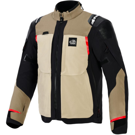 Bunda ANDES PRO DRYSTAR XF, ALPINESTARS (hnědá/černá/oranžová) 2026