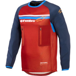 Dres MAXDURA DUAL, ALPINESTARS (oranžová/tmavě modrá) 2026