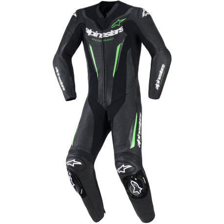 Jednodílná kombinéza GP FORCE V2, ALPINESTARS (černá/zelená) 2026