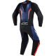 Jednodílná kombinéza GP FORCE V2, ALPINESTARS (černá/modrá/červená fluo) 2026