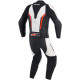 Jednodílná kombinéza GP FORCE V2, ALPINESTARS (bílá/černá/červená fluo) 2026