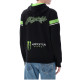 Mikina na zip Fabio QUARTARARO - MONSTER ENERGY (černá,zelená)