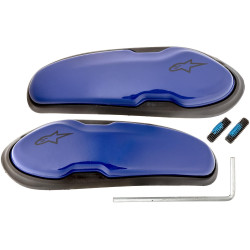 Slidery špičky pro boty Supertech R/SMX PLUS/SMX-6/SMX S a SMX-1 R, ALPINESTARS (modrá, plast, pár)