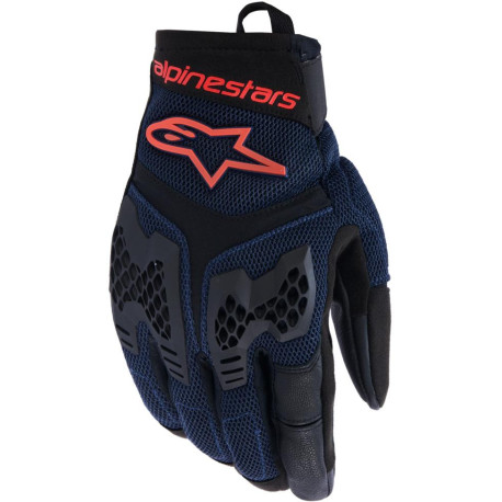 Rukavice MANTI AIR, ALPINESTARS (tmavě modrá/červená fluo/černá) 2026