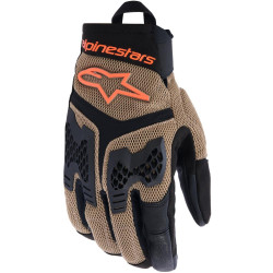 Rukavice MANTI AIR, ALPINESTARS (tmavá khaki/černá/oranžová fluo) 2026