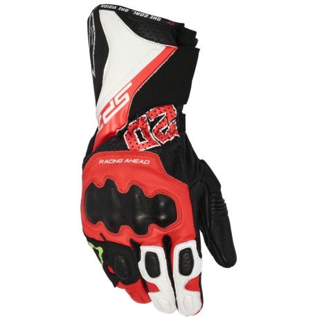 Rukavice SP-3 FQ20 kolekce, ALPINESTARS (černá/červená fluo/bílá) 2026