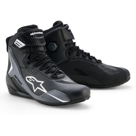 Boty FASTER-4 DRYSTAR, ALPINESTARS (černá/tmavě šedá/bílá) 2026